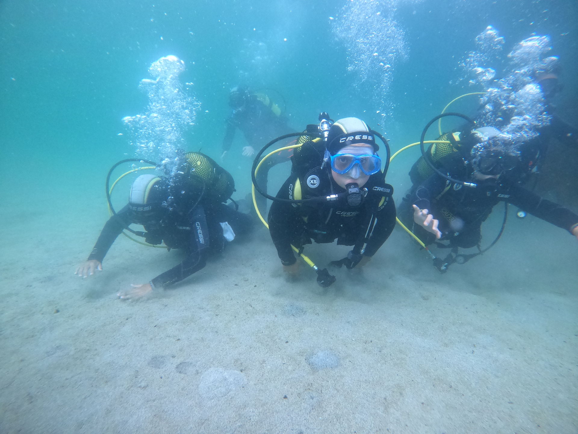 Bautismo de buceo o Diver Scuba Diving